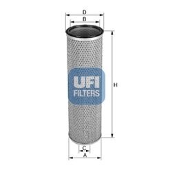 Vzduchový filter UFI 27.B83.00