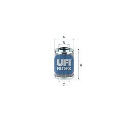 Filter pracovnej hydrauliky UFI 85.159.00