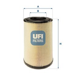 Vzduchový filter UFI 27.B76.00