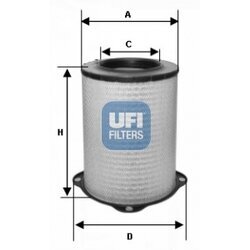 Vzduchový filter UFI 27.278.00