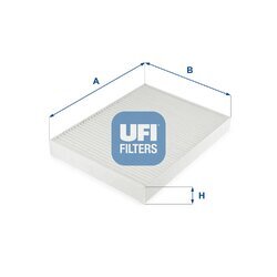 Filter vnútorného priestoru UFI 53.312.00