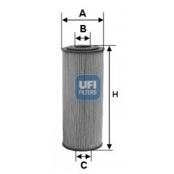 Olejový filter UFI 25.124.00