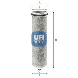 Vzduchový filter UFI 27.129.00