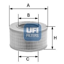 Vzduchový filter UFI 27.715.00