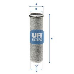 Vzduchový filter UFI 27.979.00