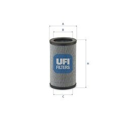 Filter pracovnej hydrauliky UFI 83.097.00