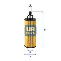 Olejový filter UFI 25.251.00