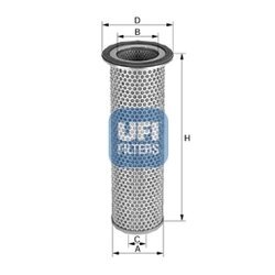 Filter sekundárneho vzduchu UFI 27.978.00