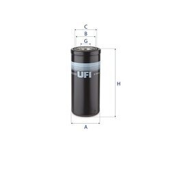 Filter pracovnej hydrauliky UFI 87.014.00