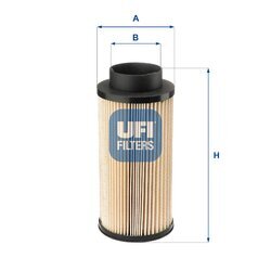 Palivový filter UFI 26.010.00