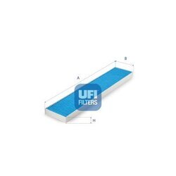 Filter vnútorného priestoru UFI 34.414.00
