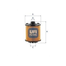 Olejový filter UFI 25.VCC.01