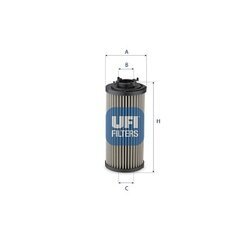 Filter pracovnej hydrauliky UFI 83.051.00