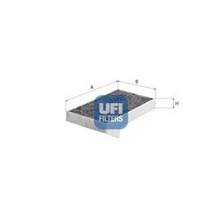 Filter vnútorného priestoru UFI 54.396.00