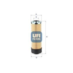 Filter pracovnej hydrauliky UFI 83.107.00