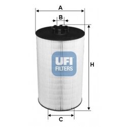 Olejový filter UFI 25.147.00