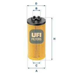 Olejový filter UFI 25.211.00