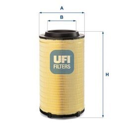 Vzduchový filter UFI 27.F27.00