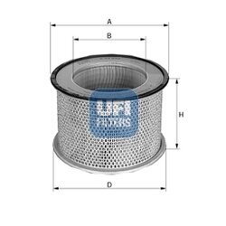 Vzduchový filter UFI 27.052.00