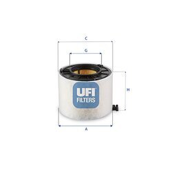 Vzduchový filter UFI 27.G31.00