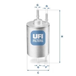 Palivový filter UFI 31.958.00