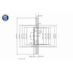 Brzdový kotúč VAICO V20-40042 - obr. 2