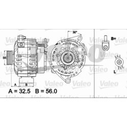 Alternátor VALEO 437510