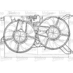 Ventilátor chladenia motora VALEO 696023