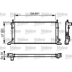 Chladič motora VALEO 731595