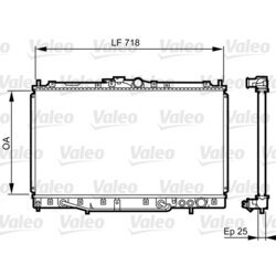 Chladič motora VALEO 731650