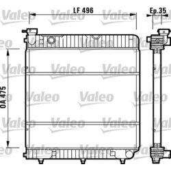 Chladič motora VALEO 731741