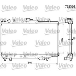 Chladič motora VALEO 732326