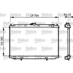 Chladič motora VALEO 732529