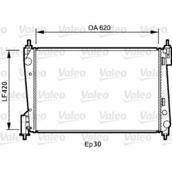 Chladič motora VALEO 735040