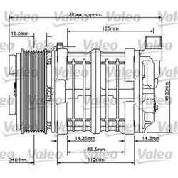Kompresor klimatizácie VALEO 815835