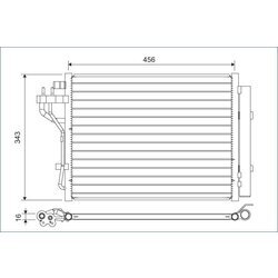 Kondenzátor klimatizácie VALEO 822629