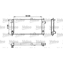 Chladič motora VALEO 883771