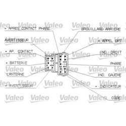Spínač riadenia VALEO 251308 - obr. 1