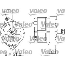 Alternátor VALEO 436590 - obr. 1