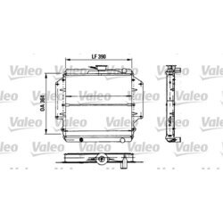 Chladič motora VALEO 730458