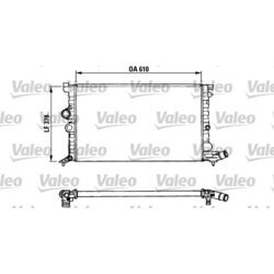 Chladič motora VALEO 731009