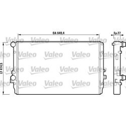 Chladič motora VALEO 732867