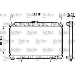 Chladič motora VALEO 734128
