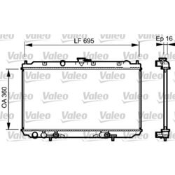 Chladič motora VALEO 734473