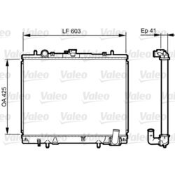 Chladič motora VALEO 735428