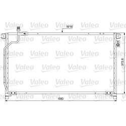 Kondenzátor klimatizácie VALEO 814049