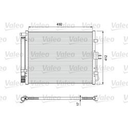 Kondenzátor klimatizácie VALEO 814402