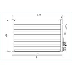 Kondenzátor klimatizácie VALEO 817664