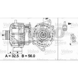 Alternátor VALEO 437509