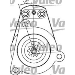 Štartér VALEO 455620 - obr. 1